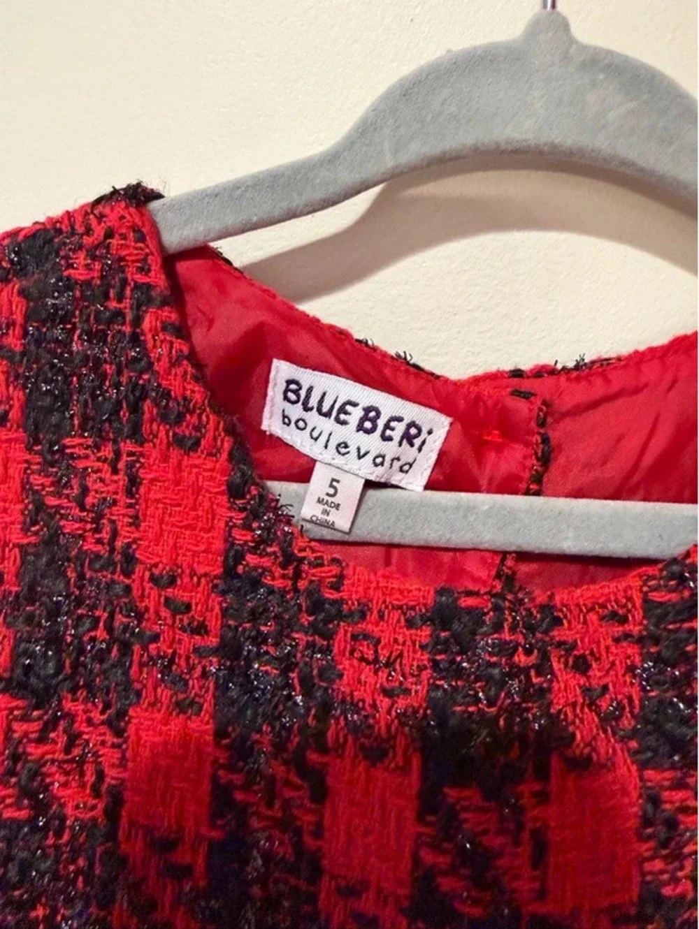Vintage Blueberi Boulevard Christmas Dress and Jacket Size 5